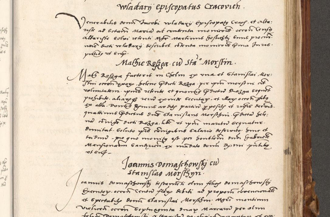 Zdjęcie nr 550 dla obiektu archiwalnego: Volumen (Pri)mum Actorum R(evere)nd(i)s(s)imi in Christo Patris D(omi)ni Petri de Gamratis Episcopi Cracoviensis a die prima mensis Novembris Anni 1539vi ad finem eiusdem anni et successive per annos 1539num et 1540mum