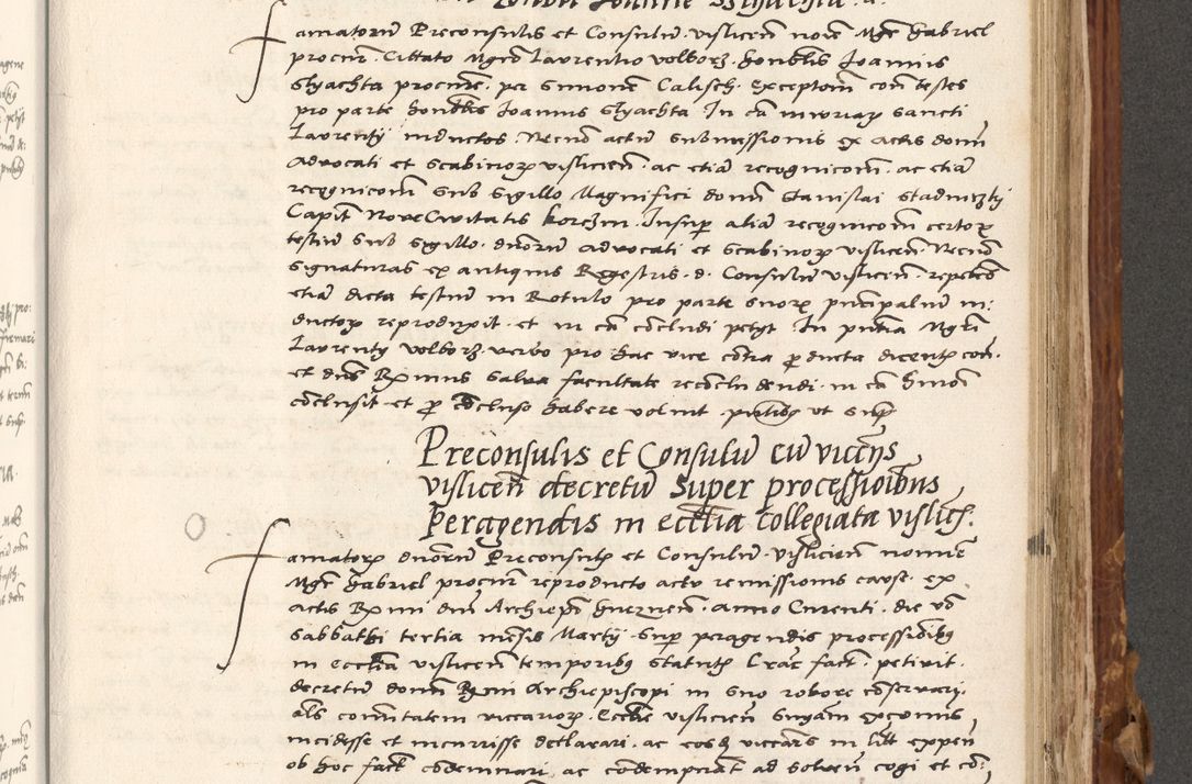 Zdjęcie nr 552 dla obiektu archiwalnego: Volumen (Pri)mum Actorum R(evere)nd(i)s(s)imi in Christo Patris D(omi)ni Petri de Gamratis Episcopi Cracoviensis a die prima mensis Novembris Anni 1539vi ad finem eiusdem anni et successive per annos 1539num et 1540mum