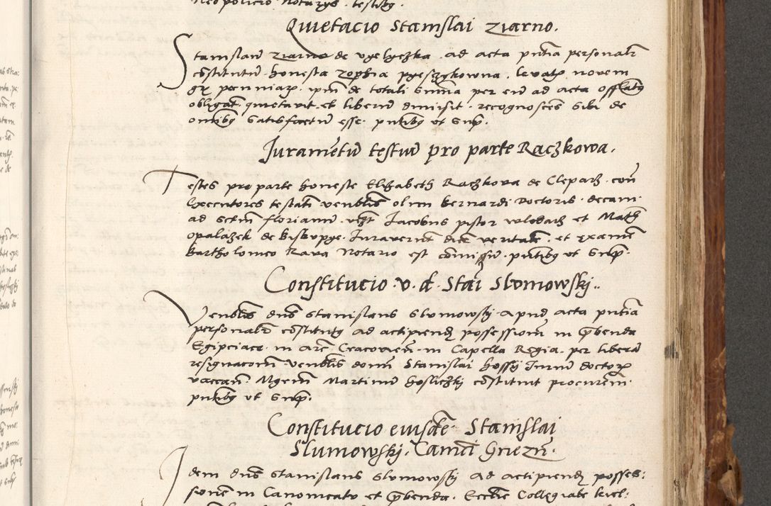 Zdjęcie nr 554 dla obiektu archiwalnego: Volumen (Pri)mum Actorum R(evere)nd(i)s(s)imi in Christo Patris D(omi)ni Petri de Gamratis Episcopi Cracoviensis a die prima mensis Novembris Anni 1539vi ad finem eiusdem anni et successive per annos 1539num et 1540mum