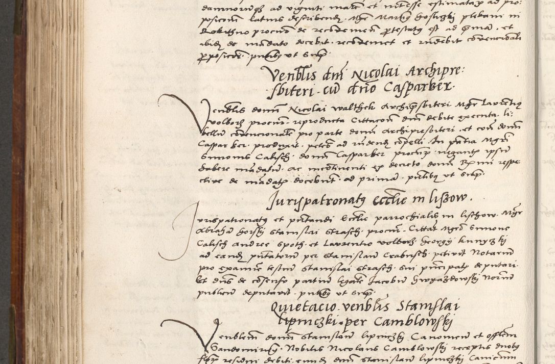 Zdjęcie nr 557 dla obiektu archiwalnego: Volumen (Pri)mum Actorum R(evere)nd(i)s(s)imi in Christo Patris D(omi)ni Petri de Gamratis Episcopi Cracoviensis a die prima mensis Novembris Anni 1539vi ad finem eiusdem anni et successive per annos 1539num et 1540mum