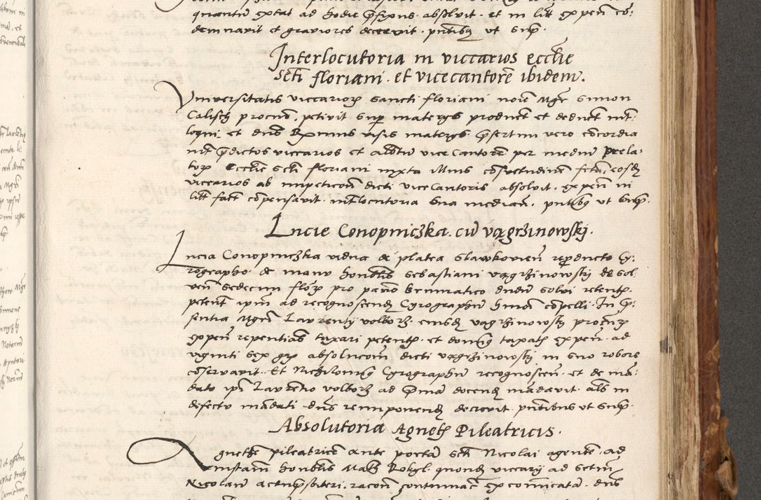 Zdjęcie nr 558 dla obiektu archiwalnego: Volumen (Pri)mum Actorum R(evere)nd(i)s(s)imi in Christo Patris D(omi)ni Petri de Gamratis Episcopi Cracoviensis a die prima mensis Novembris Anni 1539vi ad finem eiusdem anni et successive per annos 1539num et 1540mum