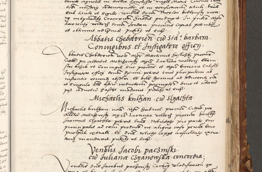 Zdjęcie nr 560 dla obiektu archiwalnego: Volumen (Pri)mum Actorum R(evere)nd(i)s(s)imi in Christo Patris D(omi)ni Petri de Gamratis Episcopi Cracoviensis a die prima mensis Novembris Anni 1539vi ad finem eiusdem anni et successive per annos 1539num et 1540mum
