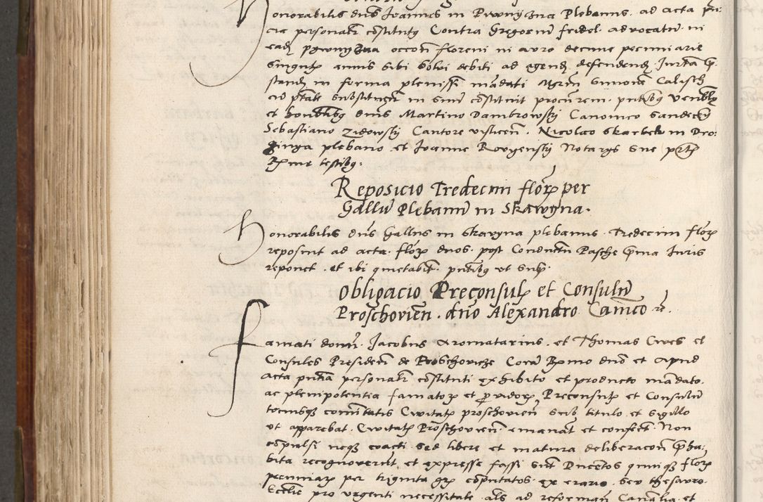 Zdjęcie nr 561 dla obiektu archiwalnego: Volumen (Pri)mum Actorum R(evere)nd(i)s(s)imi in Christo Patris D(omi)ni Petri de Gamratis Episcopi Cracoviensis a die prima mensis Novembris Anni 1539vi ad finem eiusdem anni et successive per annos 1539num et 1540mum