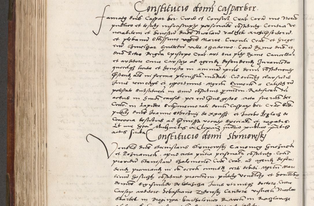 Zdjęcie nr 563 dla obiektu archiwalnego: Volumen (Pri)mum Actorum R(evere)nd(i)s(s)imi in Christo Patris D(omi)ni Petri de Gamratis Episcopi Cracoviensis a die prima mensis Novembris Anni 1539vi ad finem eiusdem anni et successive per annos 1539num et 1540mum