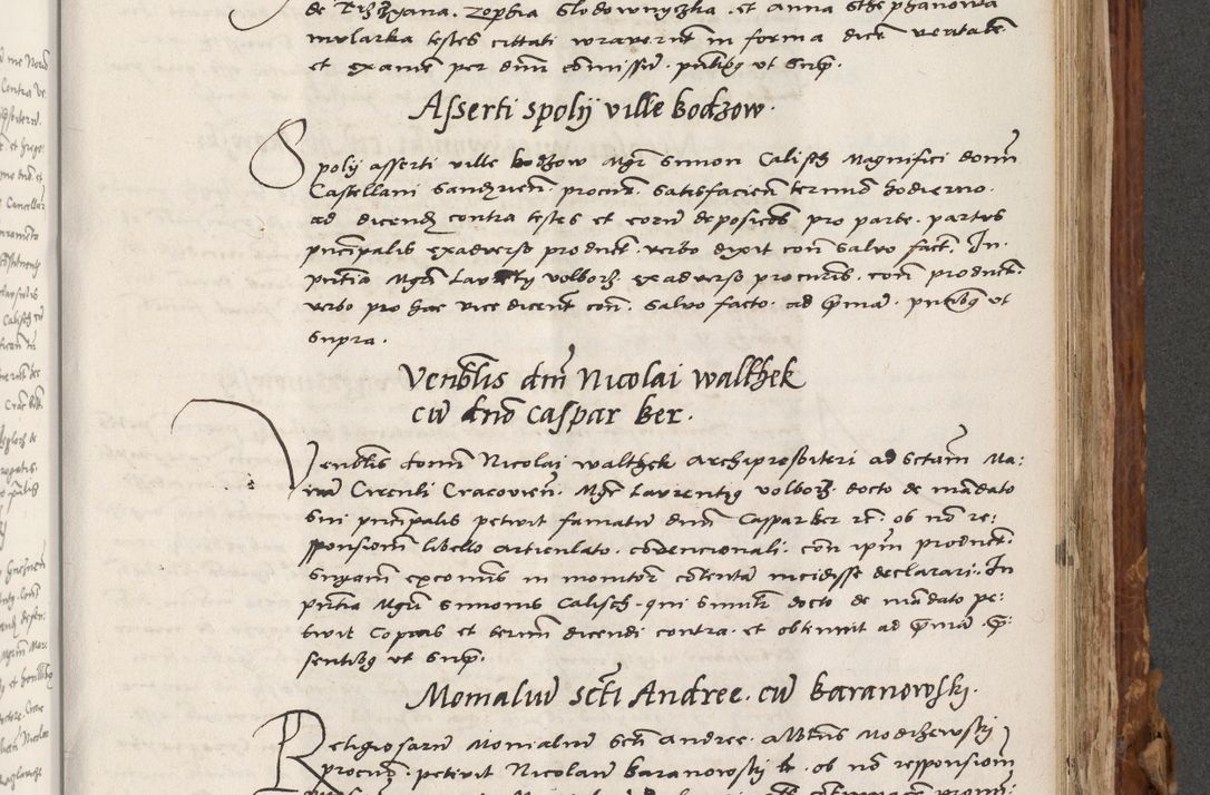 Zdjęcie nr 564 dla obiektu archiwalnego: Volumen (Pri)mum Actorum R(evere)nd(i)s(s)imi in Christo Patris D(omi)ni Petri de Gamratis Episcopi Cracoviensis a die prima mensis Novembris Anni 1539vi ad finem eiusdem anni et successive per annos 1539num et 1540mum