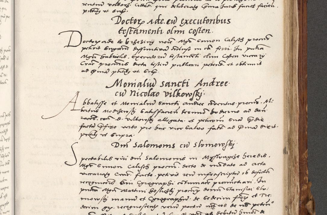 Zdjęcie nr 566 dla obiektu archiwalnego: Volumen (Pri)mum Actorum R(evere)nd(i)s(s)imi in Christo Patris D(omi)ni Petri de Gamratis Episcopi Cracoviensis a die prima mensis Novembris Anni 1539vi ad finem eiusdem anni et successive per annos 1539num et 1540mum