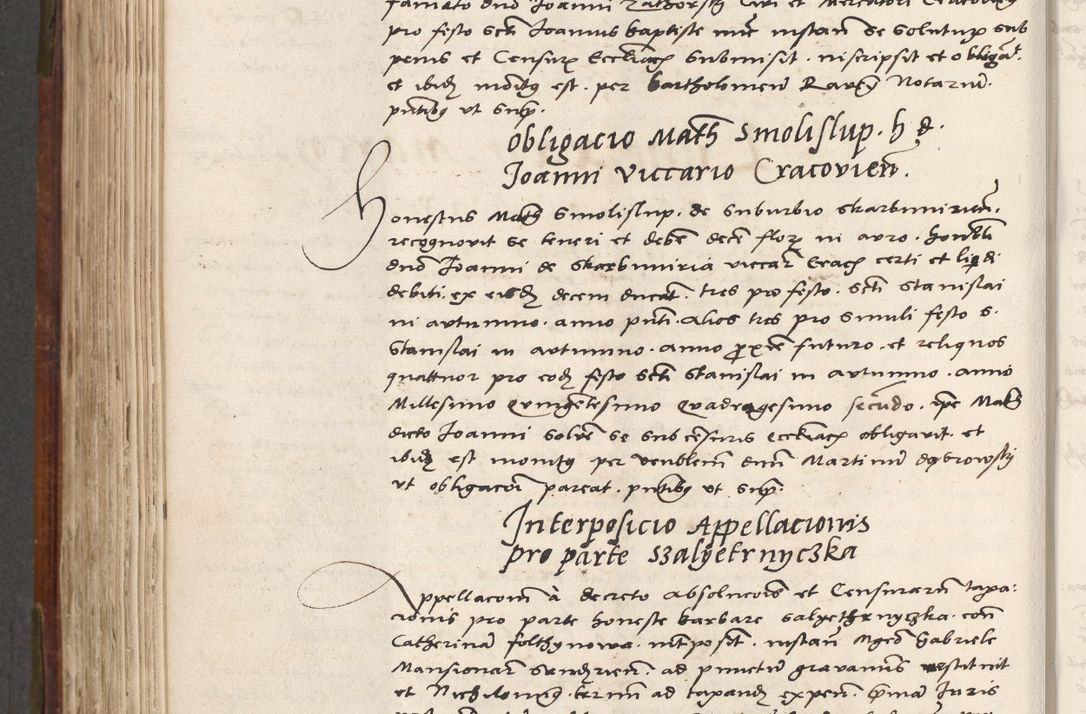 Zdjęcie nr 569 dla obiektu archiwalnego: Volumen (Pri)mum Actorum R(evere)nd(i)s(s)imi in Christo Patris D(omi)ni Petri de Gamratis Episcopi Cracoviensis a die prima mensis Novembris Anni 1539vi ad finem eiusdem anni et successive per annos 1539num et 1540mum