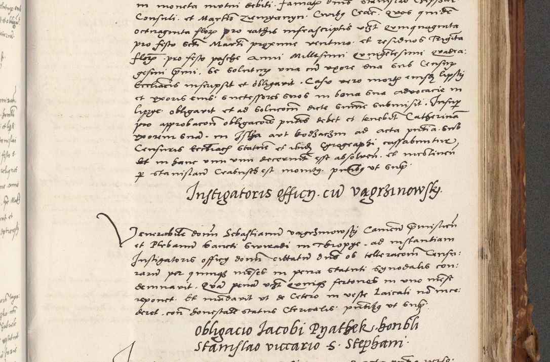 Zdjęcie nr 570 dla obiektu archiwalnego: Volumen (Pri)mum Actorum R(evere)nd(i)s(s)imi in Christo Patris D(omi)ni Petri de Gamratis Episcopi Cracoviensis a die prima mensis Novembris Anni 1539vi ad finem eiusdem anni et successive per annos 1539num et 1540mum