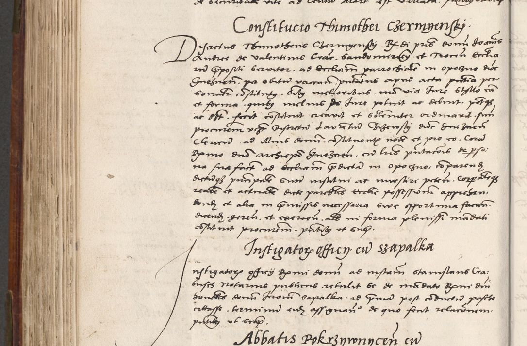 Zdjęcie nr 571 dla obiektu archiwalnego: Volumen (Pri)mum Actorum R(evere)nd(i)s(s)imi in Christo Patris D(omi)ni Petri de Gamratis Episcopi Cracoviensis a die prima mensis Novembris Anni 1539vi ad finem eiusdem anni et successive per annos 1539num et 1540mum
