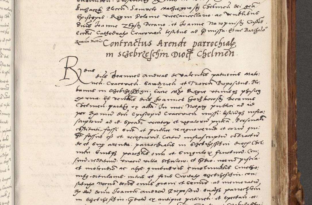 Zdjęcie nr 574 dla obiektu archiwalnego: Volumen (Pri)mum Actorum R(evere)nd(i)s(s)imi in Christo Patris D(omi)ni Petri de Gamratis Episcopi Cracoviensis a die prima mensis Novembris Anni 1539vi ad finem eiusdem anni et successive per annos 1539num et 1540mum
