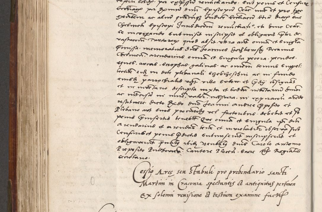 Zdjęcie nr 575 dla obiektu archiwalnego: Volumen (Pri)mum Actorum R(evere)nd(i)s(s)imi in Christo Patris D(omi)ni Petri de Gamratis Episcopi Cracoviensis a die prima mensis Novembris Anni 1539vi ad finem eiusdem anni et successive per annos 1539num et 1540mum