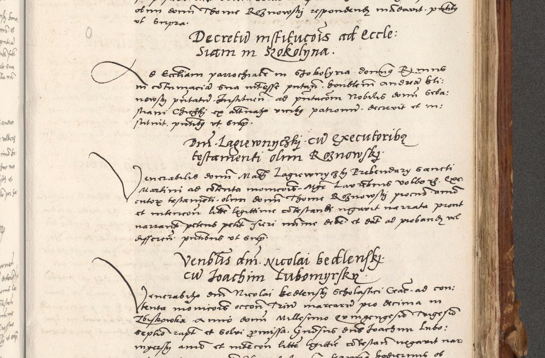 Zdjęcie nr 582 dla obiektu archiwalnego: Volumen (Pri)mum Actorum R(evere)nd(i)s(s)imi in Christo Patris D(omi)ni Petri de Gamratis Episcopi Cracoviensis a die prima mensis Novembris Anni 1539vi ad finem eiusdem anni et successive per annos 1539num et 1540mum