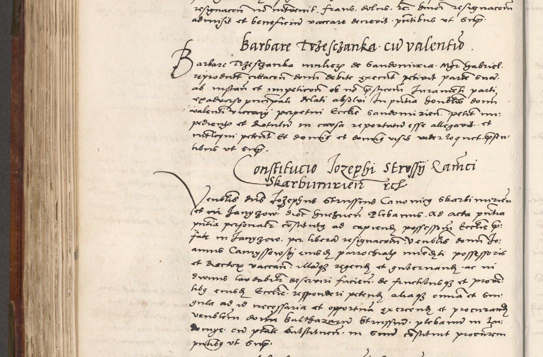 Zdjęcie nr 583 dla obiektu archiwalnego: Volumen (Pri)mum Actorum R(evere)nd(i)s(s)imi in Christo Patris D(omi)ni Petri de Gamratis Episcopi Cracoviensis a die prima mensis Novembris Anni 1539vi ad finem eiusdem anni et successive per annos 1539num et 1540mum