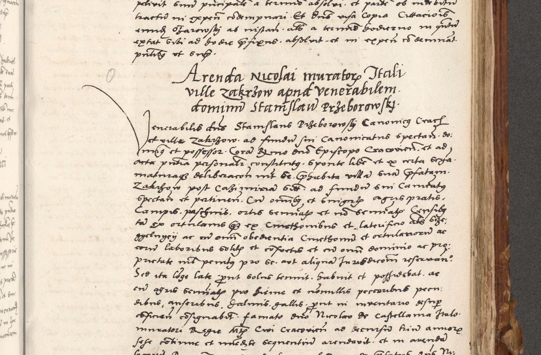 Zdjęcie nr 584 dla obiektu archiwalnego: Volumen (Pri)mum Actorum R(evere)nd(i)s(s)imi in Christo Patris D(omi)ni Petri de Gamratis Episcopi Cracoviensis a die prima mensis Novembris Anni 1539vi ad finem eiusdem anni et successive per annos 1539num et 1540mum