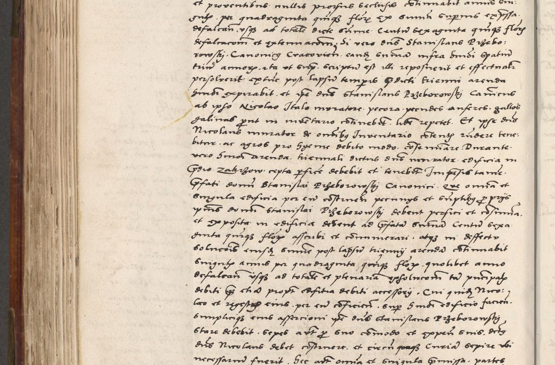Zdjęcie nr 585 dla obiektu archiwalnego: Volumen (Pri)mum Actorum R(evere)nd(i)s(s)imi in Christo Patris D(omi)ni Petri de Gamratis Episcopi Cracoviensis a die prima mensis Novembris Anni 1539vi ad finem eiusdem anni et successive per annos 1539num et 1540mum