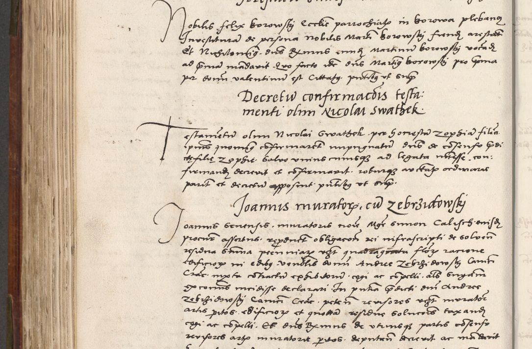 Zdjęcie nr 589 dla obiektu archiwalnego: Volumen (Pri)mum Actorum R(evere)nd(i)s(s)imi in Christo Patris D(omi)ni Petri de Gamratis Episcopi Cracoviensis a die prima mensis Novembris Anni 1539vi ad finem eiusdem anni et successive per annos 1539num et 1540mum