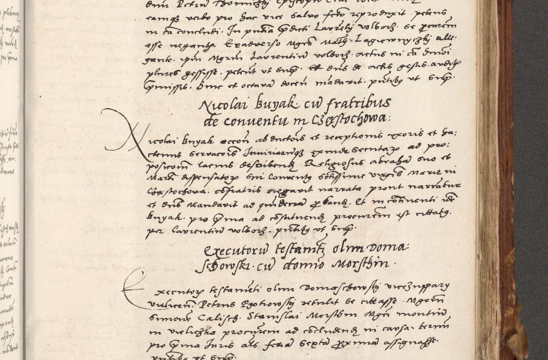 Zdjęcie nr 590 dla obiektu archiwalnego: Volumen (Pri)mum Actorum R(evere)nd(i)s(s)imi in Christo Patris D(omi)ni Petri de Gamratis Episcopi Cracoviensis a die prima mensis Novembris Anni 1539vi ad finem eiusdem anni et successive per annos 1539num et 1540mum