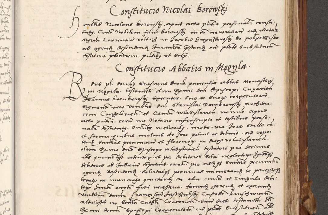 Zdjęcie nr 592 dla obiektu archiwalnego: Volumen (Pri)mum Actorum R(evere)nd(i)s(s)imi in Christo Patris D(omi)ni Petri de Gamratis Episcopi Cracoviensis a die prima mensis Novembris Anni 1539vi ad finem eiusdem anni et successive per annos 1539num et 1540mum