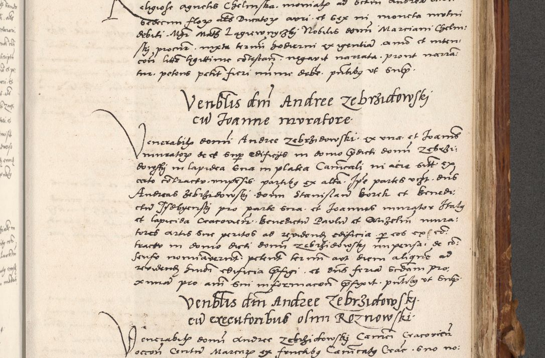 Zdjęcie nr 594 dla obiektu archiwalnego: Volumen (Pri)mum Actorum R(evere)nd(i)s(s)imi in Christo Patris D(omi)ni Petri de Gamratis Episcopi Cracoviensis a die prima mensis Novembris Anni 1539vi ad finem eiusdem anni et successive per annos 1539num et 1540mum