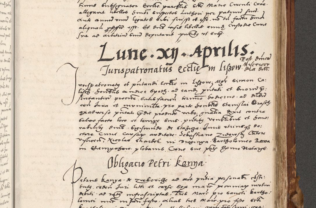 Zdjęcie nr 600 dla obiektu archiwalnego: Volumen (Pri)mum Actorum R(evere)nd(i)s(s)imi in Christo Patris D(omi)ni Petri de Gamratis Episcopi Cracoviensis a die prima mensis Novembris Anni 1539vi ad finem eiusdem anni et successive per annos 1539num et 1540mum
