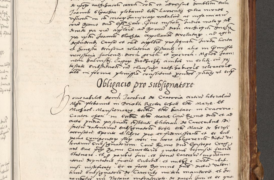 Zdjęcie nr 606 dla obiektu archiwalnego: Volumen (Pri)mum Actorum R(evere)nd(i)s(s)imi in Christo Patris D(omi)ni Petri de Gamratis Episcopi Cracoviensis a die prima mensis Novembris Anni 1539vi ad finem eiusdem anni et successive per annos 1539num et 1540mum