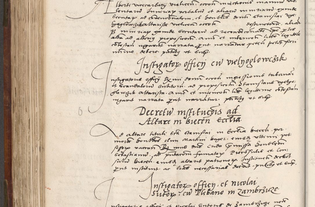 Zdjęcie nr 613 dla obiektu archiwalnego: Volumen (Pri)mum Actorum R(evere)nd(i)s(s)imi in Christo Patris D(omi)ni Petri de Gamratis Episcopi Cracoviensis a die prima mensis Novembris Anni 1539vi ad finem eiusdem anni et successive per annos 1539num et 1540mum