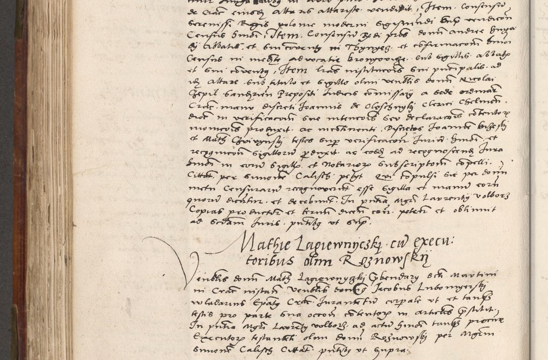 Zdjęcie nr 615 dla obiektu archiwalnego: Volumen (Pri)mum Actorum R(evere)nd(i)s(s)imi in Christo Patris D(omi)ni Petri de Gamratis Episcopi Cracoviensis a die prima mensis Novembris Anni 1539vi ad finem eiusdem anni et successive per annos 1539num et 1540mum
