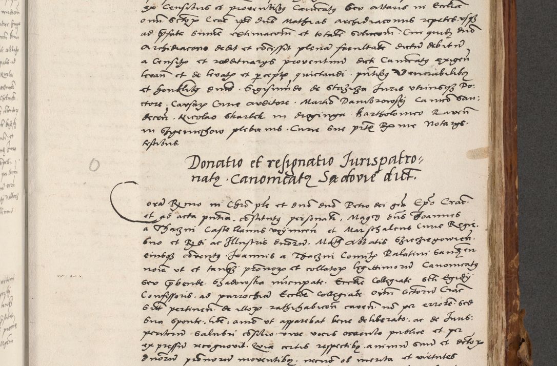 Zdjęcie nr 616 dla obiektu archiwalnego: Volumen (Pri)mum Actorum R(evere)nd(i)s(s)imi in Christo Patris D(omi)ni Petri de Gamratis Episcopi Cracoviensis a die prima mensis Novembris Anni 1539vi ad finem eiusdem anni et successive per annos 1539num et 1540mum