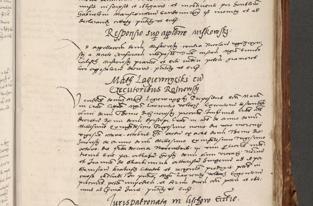 Zdjęcie nr 620 dla obiektu archiwalnego: Volumen (Pri)mum Actorum R(evere)nd(i)s(s)imi in Christo Patris D(omi)ni Petri de Gamratis Episcopi Cracoviensis a die prima mensis Novembris Anni 1539vi ad finem eiusdem anni et successive per annos 1539num et 1540mum
