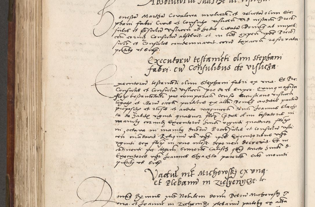 Zdjęcie nr 621 dla obiektu archiwalnego: Volumen (Pri)mum Actorum R(evere)nd(i)s(s)imi in Christo Patris D(omi)ni Petri de Gamratis Episcopi Cracoviensis a die prima mensis Novembris Anni 1539vi ad finem eiusdem anni et successive per annos 1539num et 1540mum