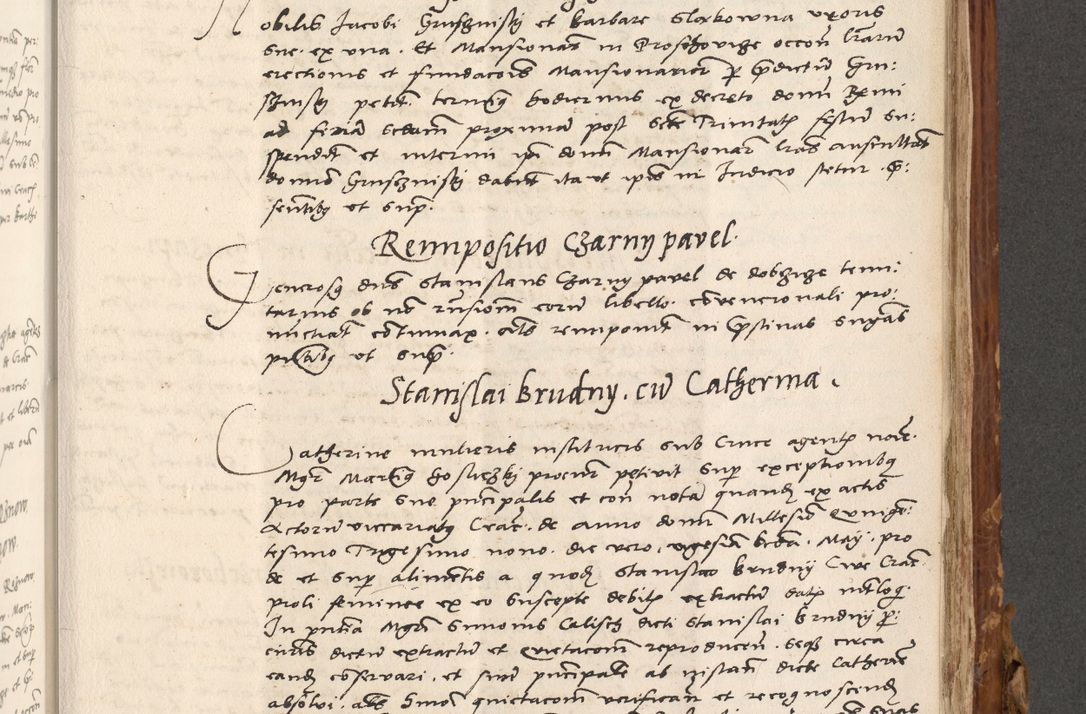 Zdjęcie nr 628 dla obiektu archiwalnego: Volumen (Pri)mum Actorum R(evere)nd(i)s(s)imi in Christo Patris D(omi)ni Petri de Gamratis Episcopi Cracoviensis a die prima mensis Novembris Anni 1539vi ad finem eiusdem anni et successive per annos 1539num et 1540mum