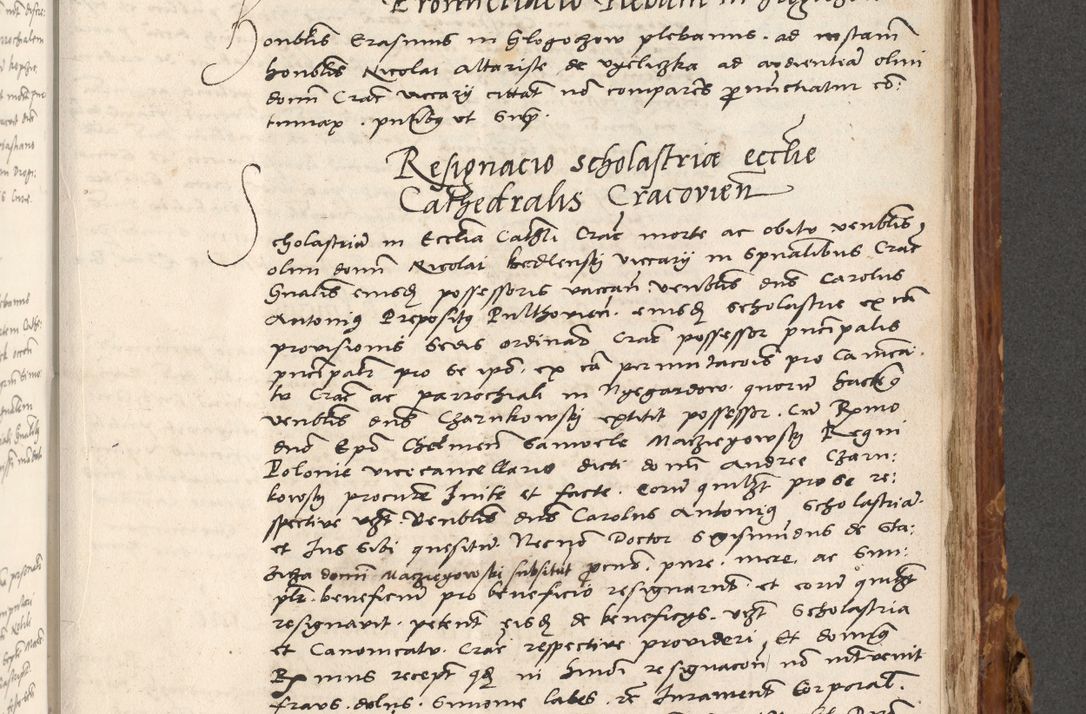 Zdjęcie nr 632 dla obiektu archiwalnego: Volumen (Pri)mum Actorum R(evere)nd(i)s(s)imi in Christo Patris D(omi)ni Petri de Gamratis Episcopi Cracoviensis a die prima mensis Novembris Anni 1539vi ad finem eiusdem anni et successive per annos 1539num et 1540mum