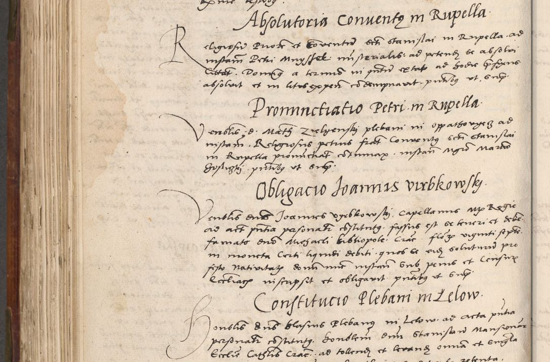 Zdjęcie nr 635 dla obiektu archiwalnego: Volumen (Pri)mum Actorum R(evere)nd(i)s(s)imi in Christo Patris D(omi)ni Petri de Gamratis Episcopi Cracoviensis a die prima mensis Novembris Anni 1539vi ad finem eiusdem anni et successive per annos 1539num et 1540mum