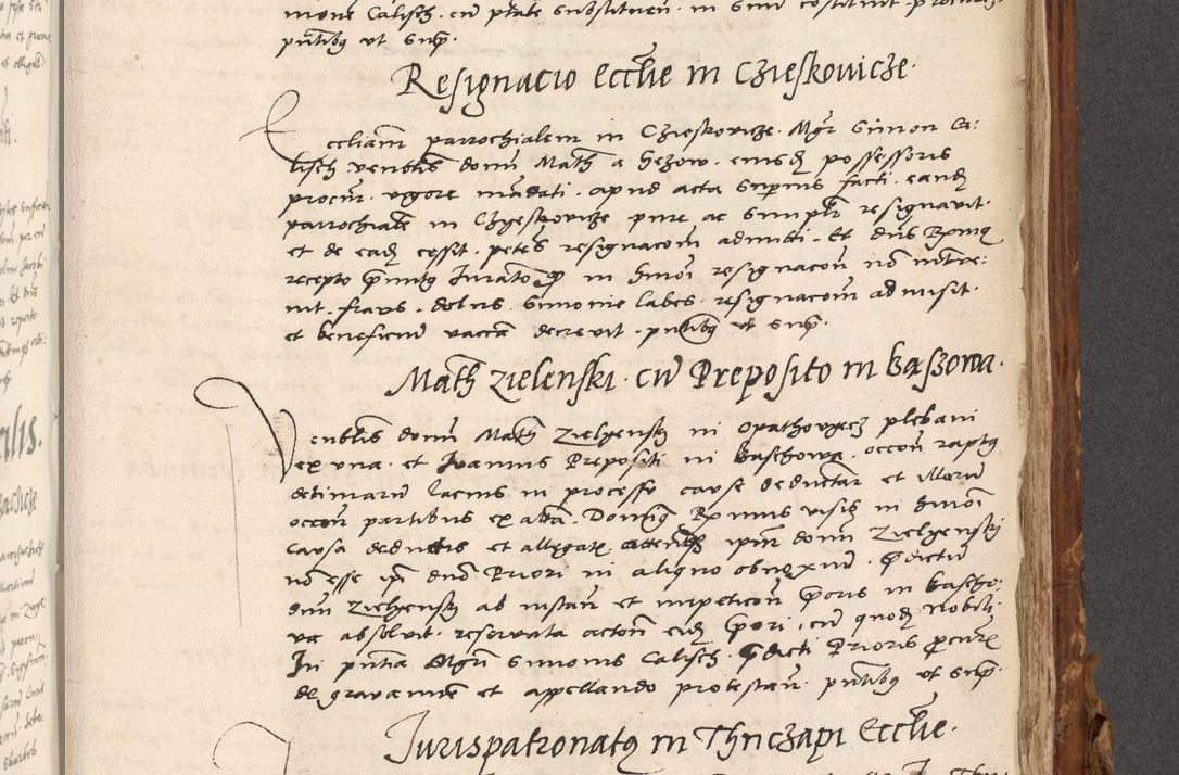 Zdjęcie nr 638 dla obiektu archiwalnego: Volumen (Pri)mum Actorum R(evere)nd(i)s(s)imi in Christo Patris D(omi)ni Petri de Gamratis Episcopi Cracoviensis a die prima mensis Novembris Anni 1539vi ad finem eiusdem anni et successive per annos 1539num et 1540mum