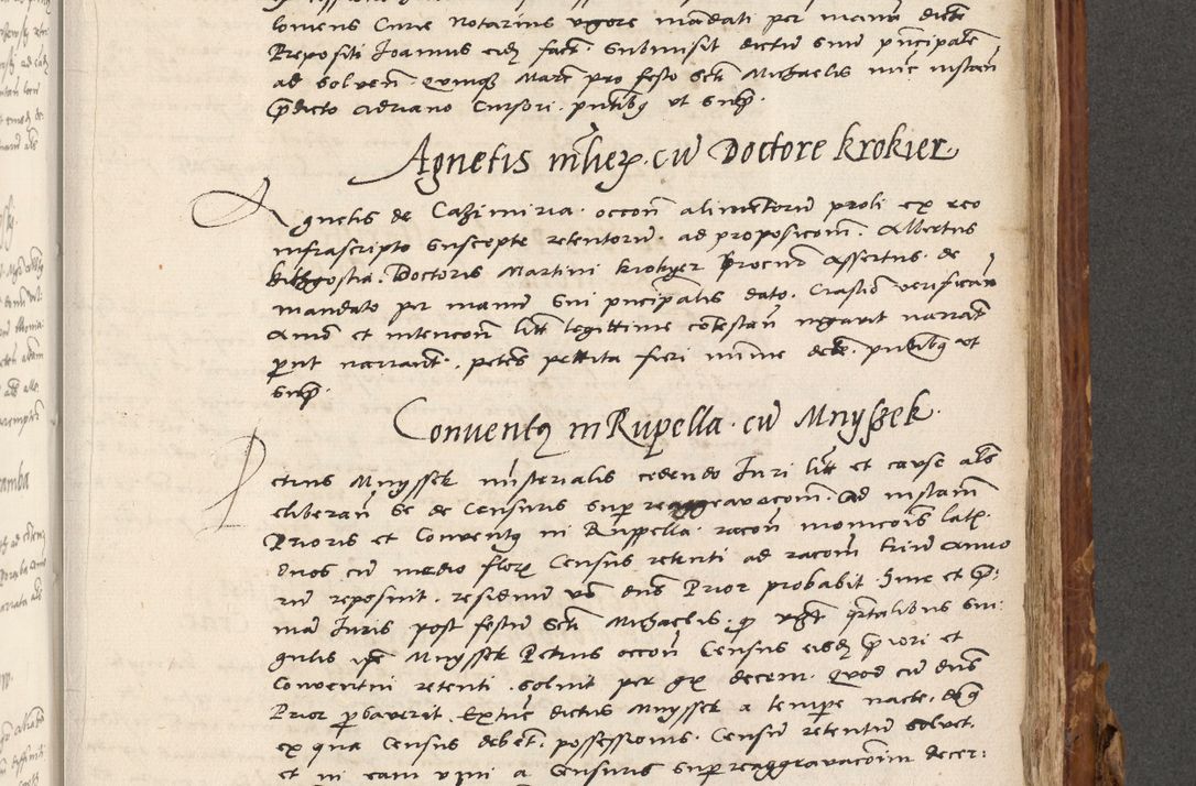 Zdjęcie nr 640 dla obiektu archiwalnego: Volumen (Pri)mum Actorum R(evere)nd(i)s(s)imi in Christo Patris D(omi)ni Petri de Gamratis Episcopi Cracoviensis a die prima mensis Novembris Anni 1539vi ad finem eiusdem anni et successive per annos 1539num et 1540mum