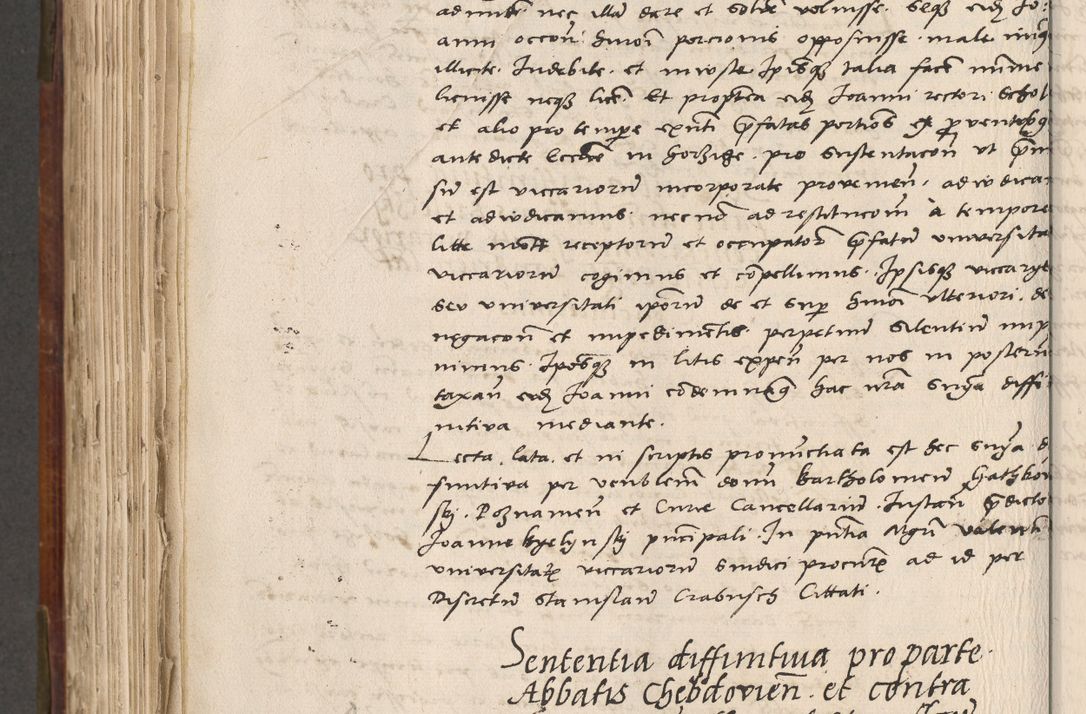 Zdjęcie nr 645 dla obiektu archiwalnego: Volumen (Pri)mum Actorum R(evere)nd(i)s(s)imi in Christo Patris D(omi)ni Petri de Gamratis Episcopi Cracoviensis a die prima mensis Novembris Anni 1539vi ad finem eiusdem anni et successive per annos 1539num et 1540mum