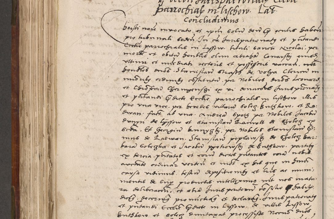 Zdjęcie nr 647 dla obiektu archiwalnego: Volumen (Pri)mum Actorum R(evere)nd(i)s(s)imi in Christo Patris D(omi)ni Petri de Gamratis Episcopi Cracoviensis a die prima mensis Novembris Anni 1539vi ad finem eiusdem anni et successive per annos 1539num et 1540mum