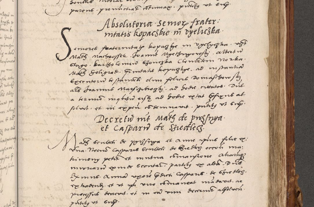 Zdjęcie nr 650 dla obiektu archiwalnego: Volumen (Pri)mum Actorum R(evere)nd(i)s(s)imi in Christo Patris D(omi)ni Petri de Gamratis Episcopi Cracoviensis a die prima mensis Novembris Anni 1539vi ad finem eiusdem anni et successive per annos 1539num et 1540mum