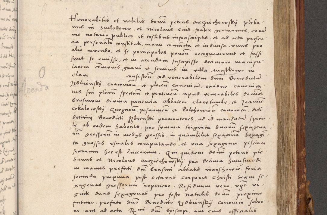 Zdjęcie nr 654 dla obiektu archiwalnego: Volumen (Pri)mum Actorum R(evere)nd(i)s(s)imi in Christo Patris D(omi)ni Petri de Gamratis Episcopi Cracoviensis a die prima mensis Novembris Anni 1539vi ad finem eiusdem anni et successive per annos 1539num et 1540mum