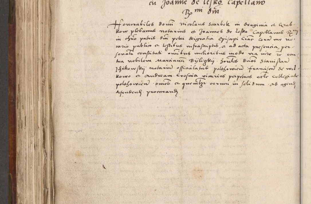 Zdjęcie nr 655 dla obiektu archiwalnego: Volumen (Pri)mum Actorum R(evere)nd(i)s(s)imi in Christo Patris D(omi)ni Petri de Gamratis Episcopi Cracoviensis a die prima mensis Novembris Anni 1539vi ad finem eiusdem anni et successive per annos 1539num et 1540mum