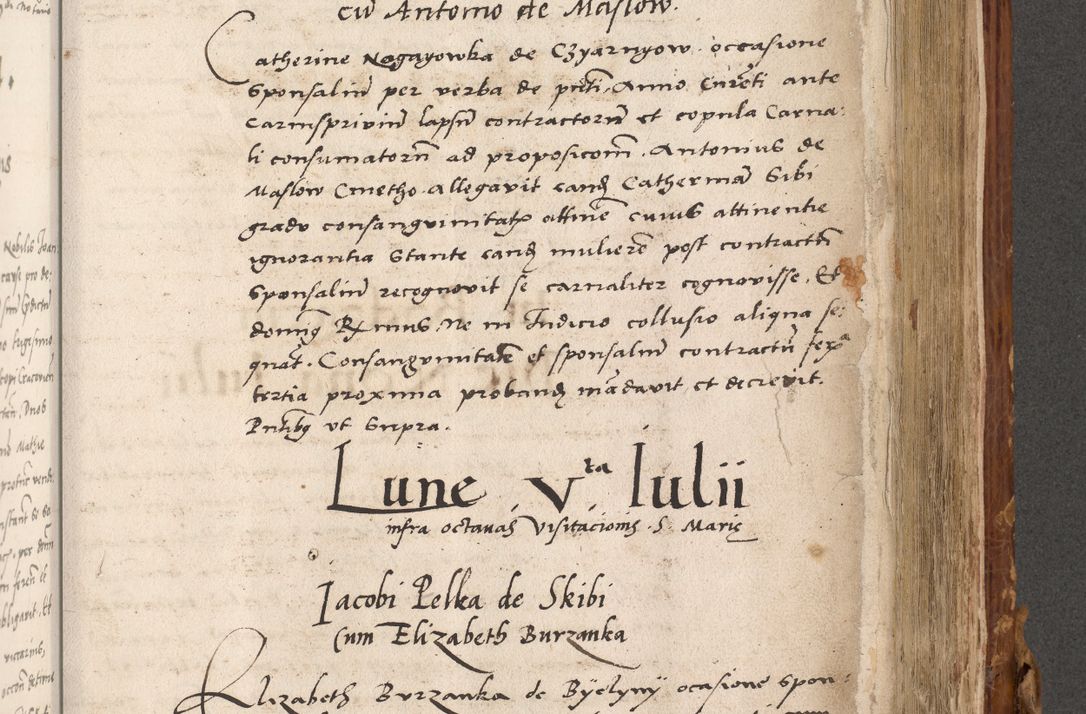 Zdjęcie nr 658 dla obiektu archiwalnego: Volumen (Pri)mum Actorum R(evere)nd(i)s(s)imi in Christo Patris D(omi)ni Petri de Gamratis Episcopi Cracoviensis a die prima mensis Novembris Anni 1539vi ad finem eiusdem anni et successive per annos 1539num et 1540mum