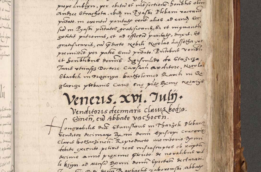 Zdjęcie nr 660 dla obiektu archiwalnego: Volumen (Pri)mum Actorum R(evere)nd(i)s(s)imi in Christo Patris D(omi)ni Petri de Gamratis Episcopi Cracoviensis a die prima mensis Novembris Anni 1539vi ad finem eiusdem anni et successive per annos 1539num et 1540mum