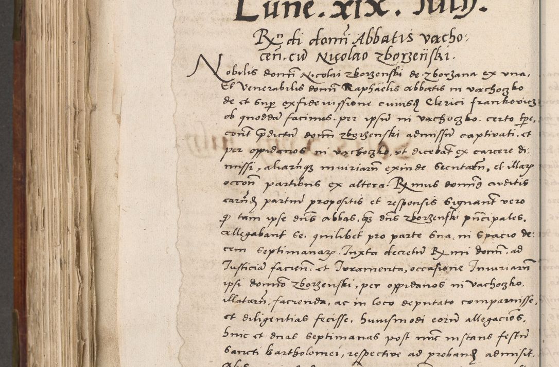 Zdjęcie nr 663 dla obiektu archiwalnego: Volumen (Pri)mum Actorum R(evere)nd(i)s(s)imi in Christo Patris D(omi)ni Petri de Gamratis Episcopi Cracoviensis a die prima mensis Novembris Anni 1539vi ad finem eiusdem anni et successive per annos 1539num et 1540mum