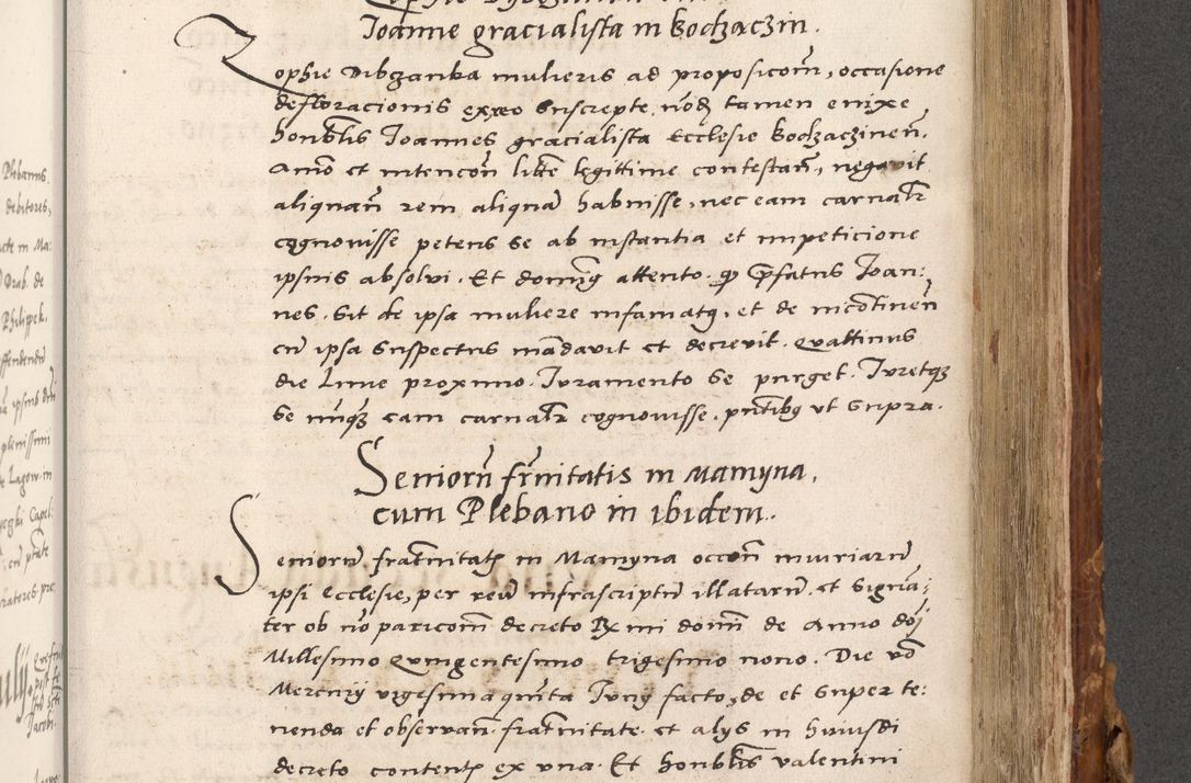 Zdjęcie nr 666 dla obiektu archiwalnego: Volumen (Pri)mum Actorum R(evere)nd(i)s(s)imi in Christo Patris D(omi)ni Petri de Gamratis Episcopi Cracoviensis a die prima mensis Novembris Anni 1539vi ad finem eiusdem anni et successive per annos 1539num et 1540mum