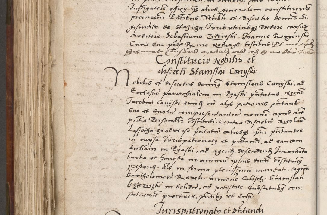 Zdjęcie nr 675 dla obiektu archiwalnego: Volumen (Pri)mum Actorum R(evere)nd(i)s(s)imi in Christo Patris D(omi)ni Petri de Gamratis Episcopi Cracoviensis a die prima mensis Novembris Anni 1539vi ad finem eiusdem anni et successive per annos 1539num et 1540mum