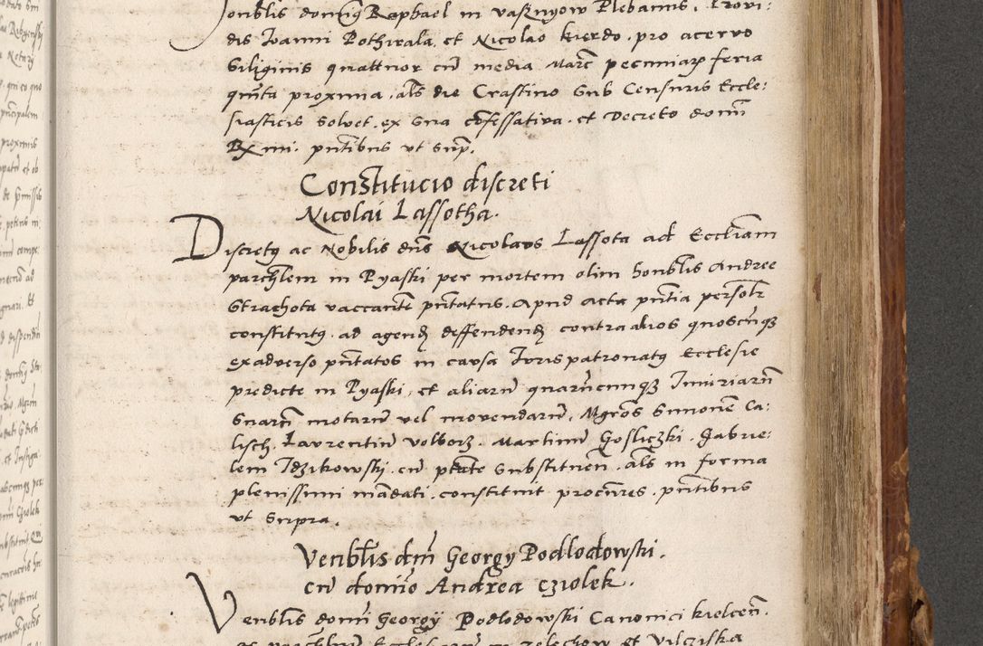Zdjęcie nr 680 dla obiektu archiwalnego: Volumen (Pri)mum Actorum R(evere)nd(i)s(s)imi in Christo Patris D(omi)ni Petri de Gamratis Episcopi Cracoviensis a die prima mensis Novembris Anni 1539vi ad finem eiusdem anni et successive per annos 1539num et 1540mum