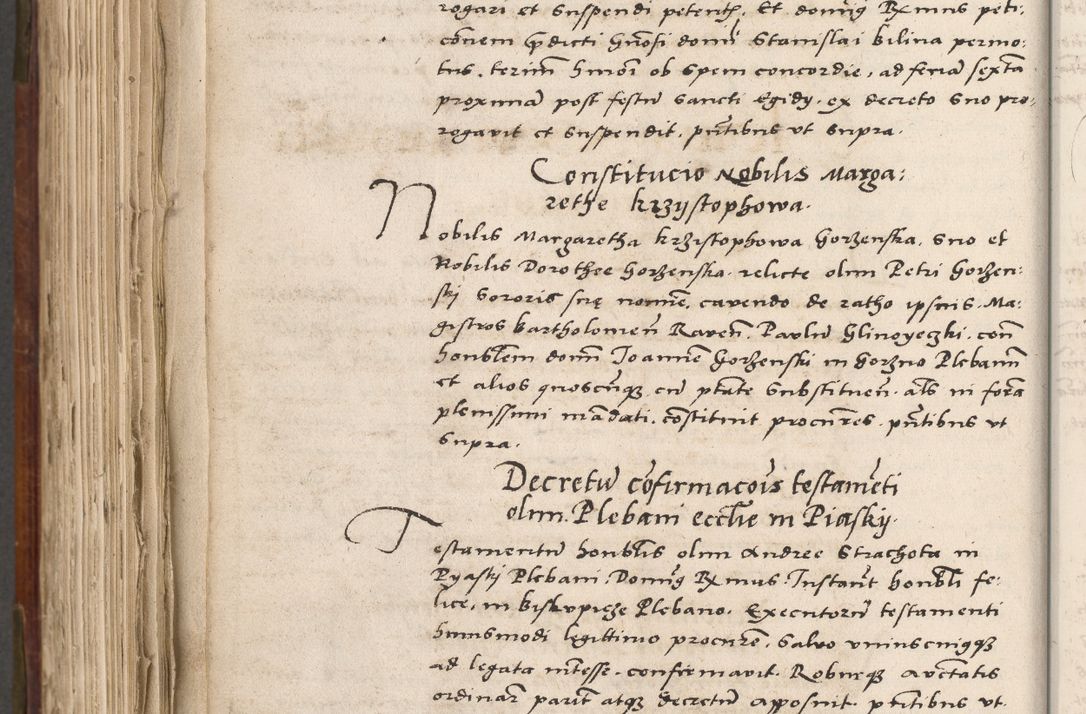 Zdjęcie nr 681 dla obiektu archiwalnego: Volumen (Pri)mum Actorum R(evere)nd(i)s(s)imi in Christo Patris D(omi)ni Petri de Gamratis Episcopi Cracoviensis a die prima mensis Novembris Anni 1539vi ad finem eiusdem anni et successive per annos 1539num et 1540mum