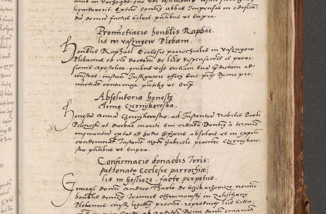 Zdjęcie nr 684 dla obiektu archiwalnego: Volumen (Pri)mum Actorum R(evere)nd(i)s(s)imi in Christo Patris D(omi)ni Petri de Gamratis Episcopi Cracoviensis a die prima mensis Novembris Anni 1539vi ad finem eiusdem anni et successive per annos 1539num et 1540mum