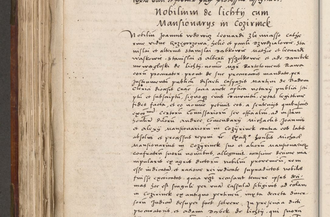 Zdjęcie nr 689 dla obiektu archiwalnego: Volumen (Pri)mum Actorum R(evere)nd(i)s(s)imi in Christo Patris D(omi)ni Petri de Gamratis Episcopi Cracoviensis a die prima mensis Novembris Anni 1539vi ad finem eiusdem anni et successive per annos 1539num et 1540mum
