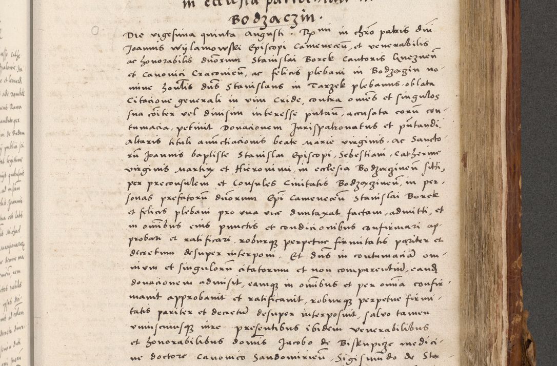 Zdjęcie nr 690 dla obiektu archiwalnego: Volumen (Pri)mum Actorum R(evere)nd(i)s(s)imi in Christo Patris D(omi)ni Petri de Gamratis Episcopi Cracoviensis a die prima mensis Novembris Anni 1539vi ad finem eiusdem anni et successive per annos 1539num et 1540mum